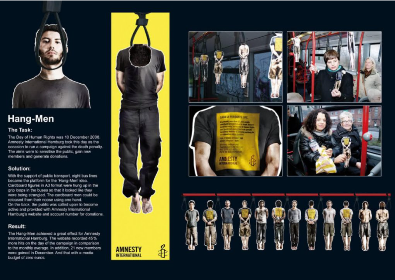 guerrilla marketing-amnesty international